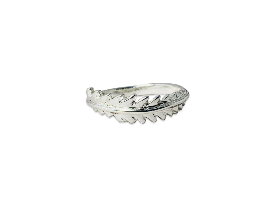 Blatt Ring 925 Sterling Silber Ring Handgemachter Ring Verlobungsring Stapelring Naturschmuck Zarter Blatt Ring