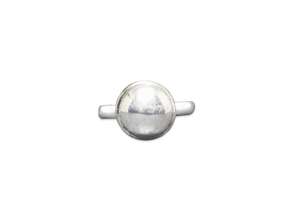 Kugelring Sterlingsilber Ring Statement Ring Silberschmuck Ringe für Frauen Feinsilberring 925 Silberring Silberkugelring